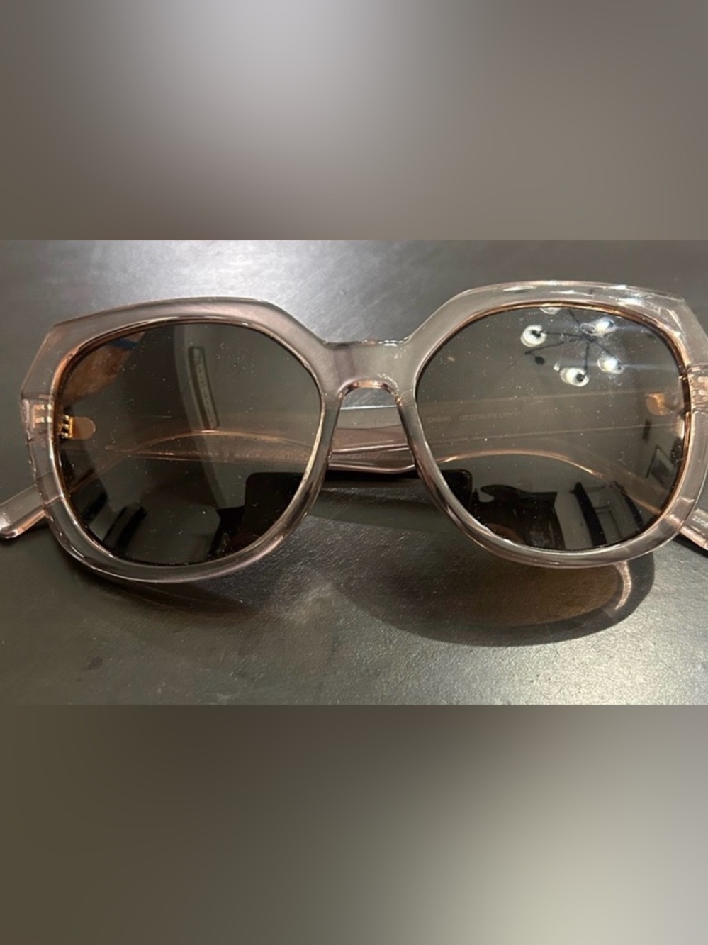 Cole Haan Taupe Crystal Sunglass/Frame Arm